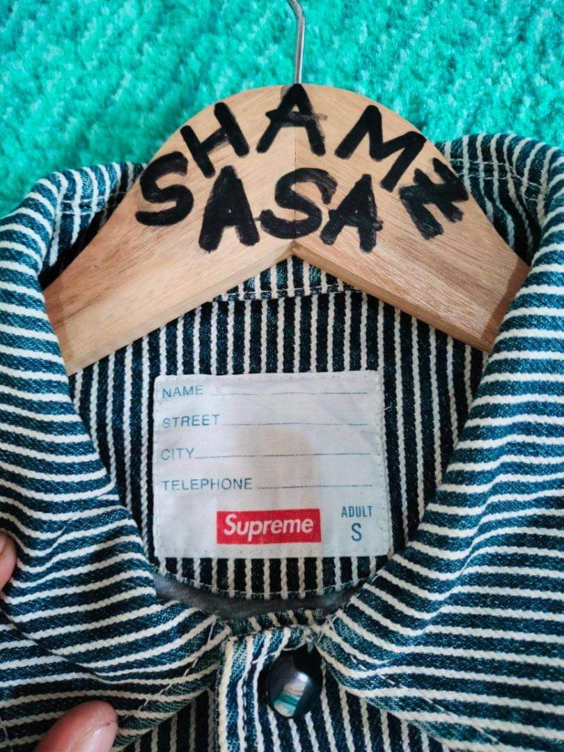 Supreme denim coaches online jacket