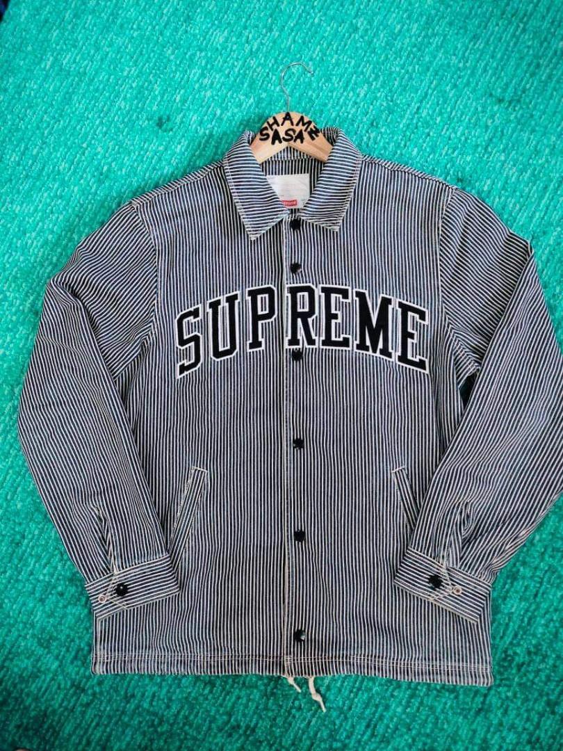 Supreme denim coaches jacket discount
