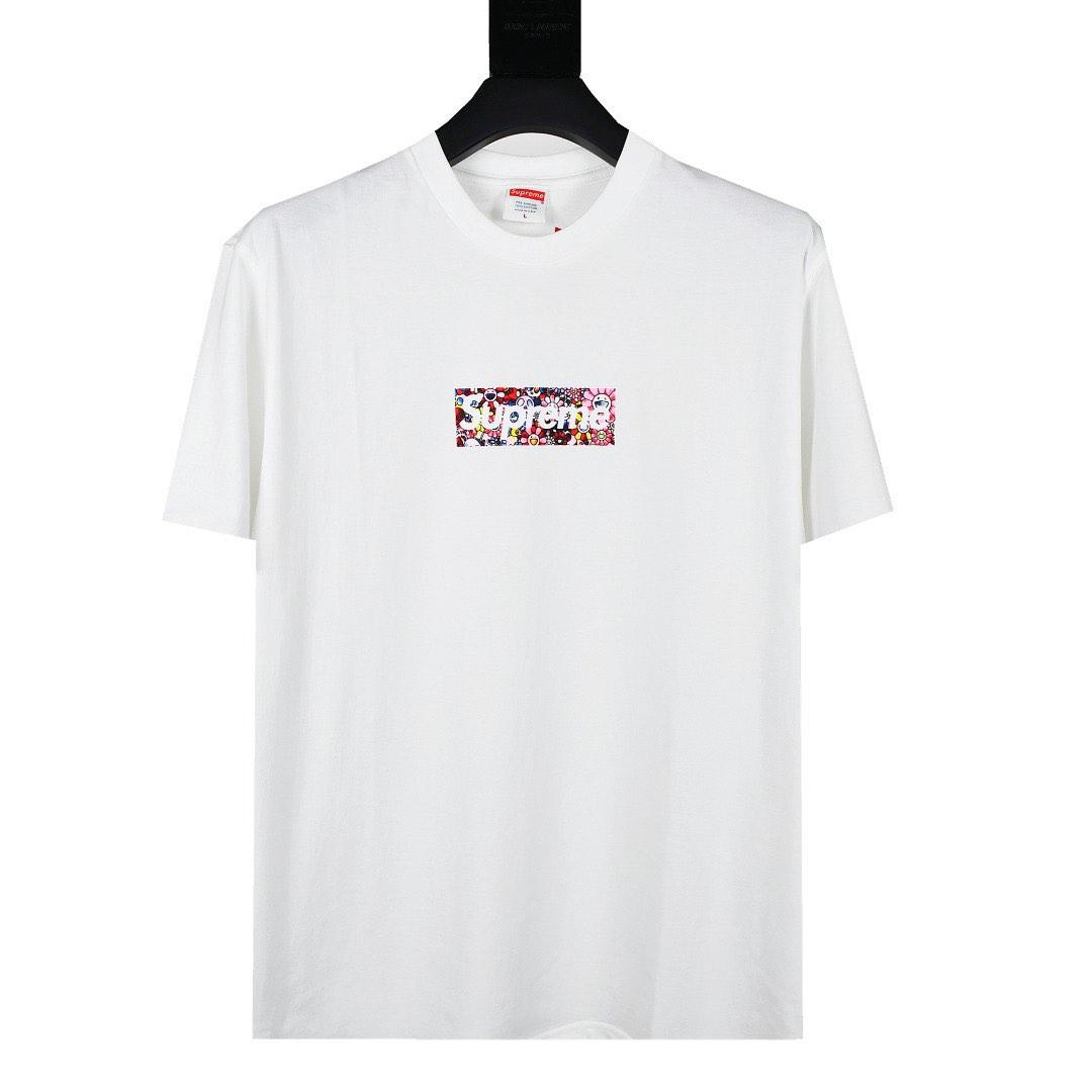 Shop Supreme 2020 SS Supreme Takashi Murakami COVID-19 Relief Box Logo Tee  by BrandStreetStore