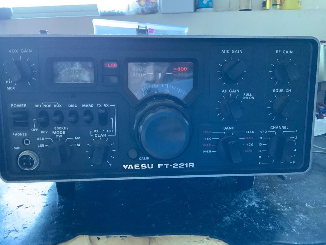 Yaesu Ft221r vhf transceiver, Audio, Other Audio Equipment on Carousell
