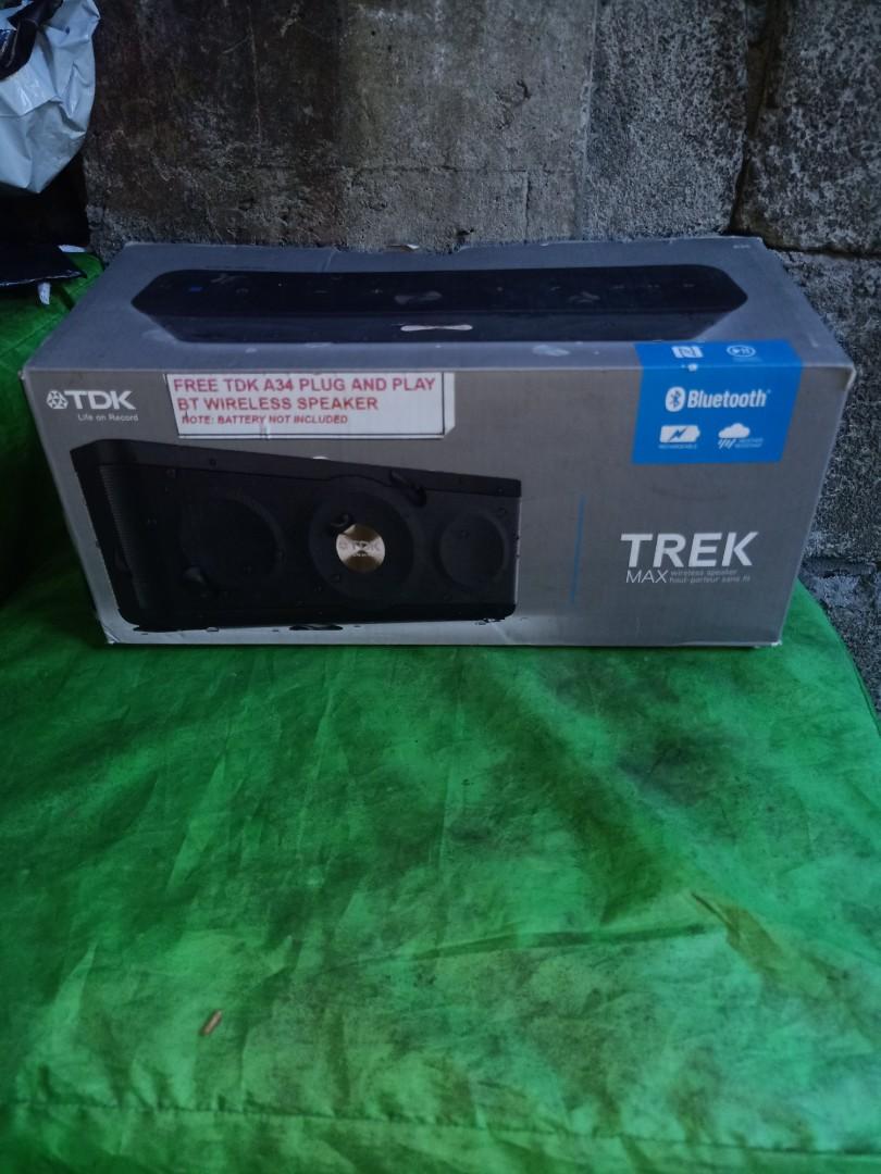 TDK-A34 Trek Max Bluetooth Speaker (Category: Soundbars, Speakers & Amplifiers) located in Valenzuela. Submitted by henbaluyan (Listing ID 1187602122, Image 1). Description: For Sale: TDK-A34 Trek Max Bluetooth Speaker Halos Bago pa...naka Sealee pa mga Edge ng Speaker Valenzuela City 09458293034.