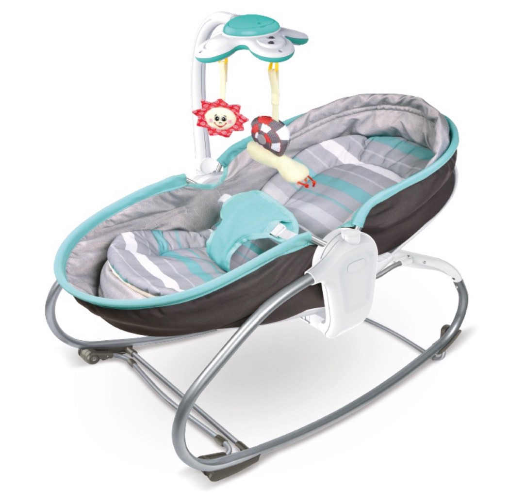 tiiBaby 3in1 Rocker Napper Swing Cradle Bed Rocking Chair with Music