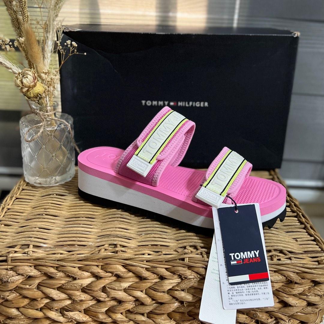 Tommy Hilfiger Colour Pop Mule Sandals Women s Fashion Footwear Slippers and slides on Carousell