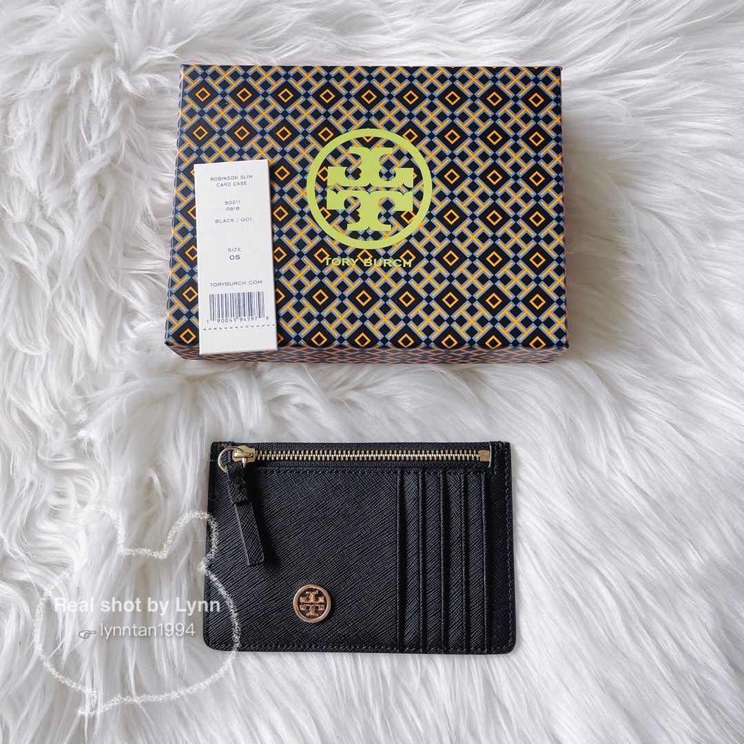 Tory Burch Robinson Card Holder, Women's Fashion, Bags & Wallets, Wallets & Card  holders on Carousell