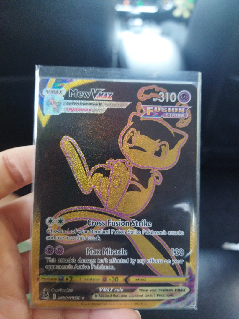 Pokemon “Vmax Mew” TG30 /TG30 Trading Cards