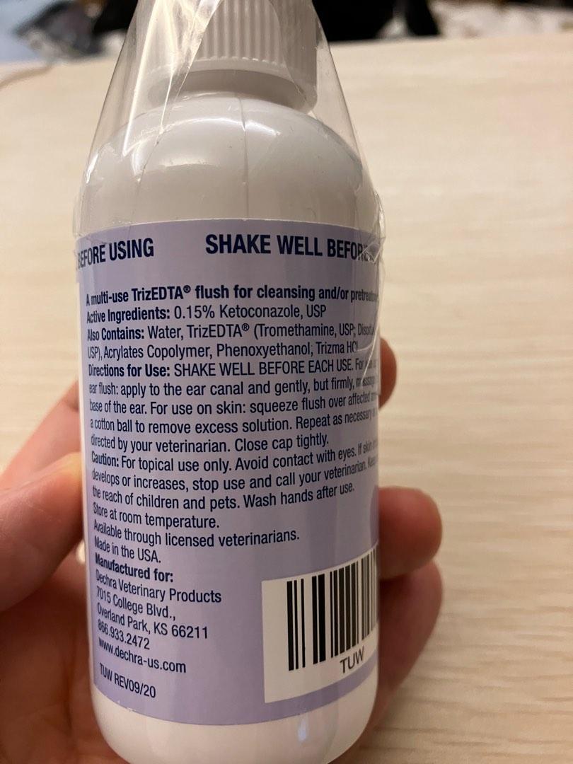 TrizULTRA+KETO ear flush for dog and cats, 寵物用品, 寵物衣服 Carousell