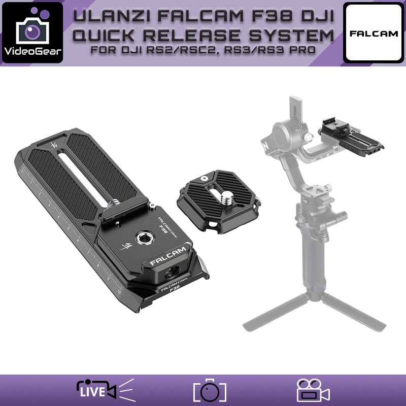 Ulanzi Falcam F38 DJI Quick Release System — (For DJI RS2 / RSC2