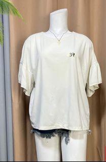 Uniqlo Top with Bell Sleeves (XL)