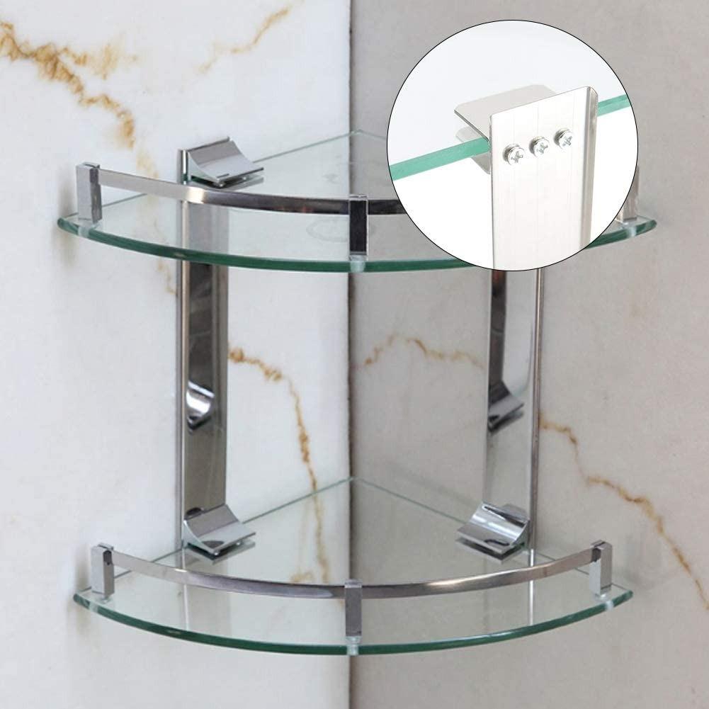 "(USED) Warmiehomy 2 Tier Bathroom Corner Shelf Bath Organizer Toilet