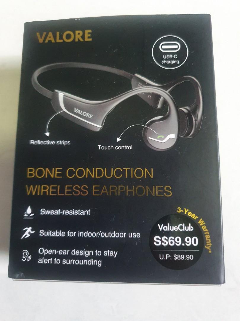 Valore bone conduction wireless earphones, Audio, Headphones & Headsets