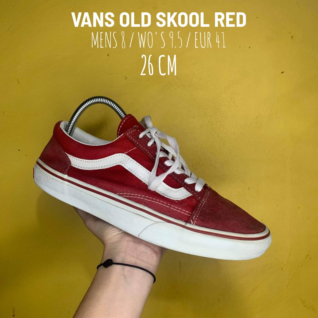 Vans old store skool red philippines