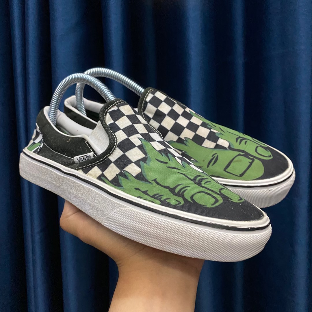 Hulk store checkered vans