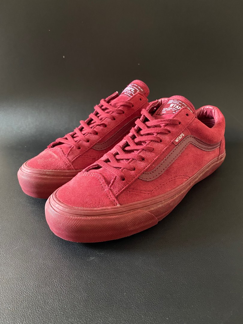 Vans wtaps burgundy outlet