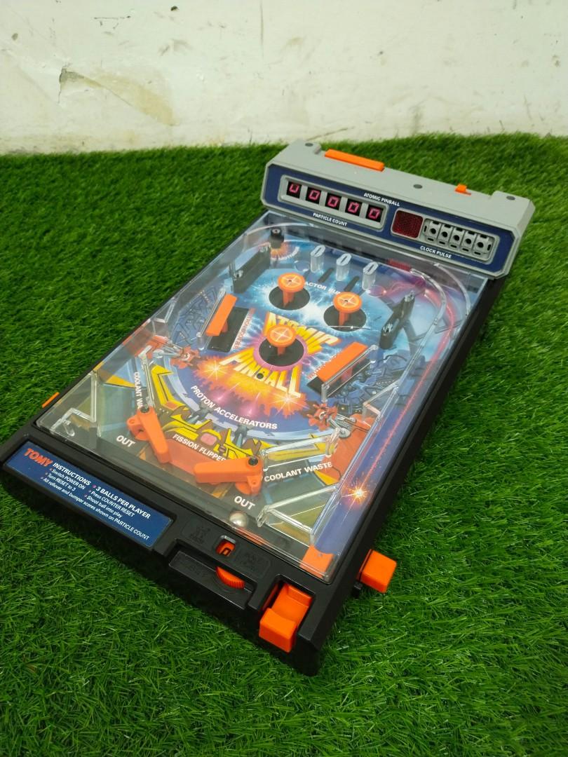Jeu De Flipper Vintage Arcade Atomique Marque Tomy 1979 Boîte Originale