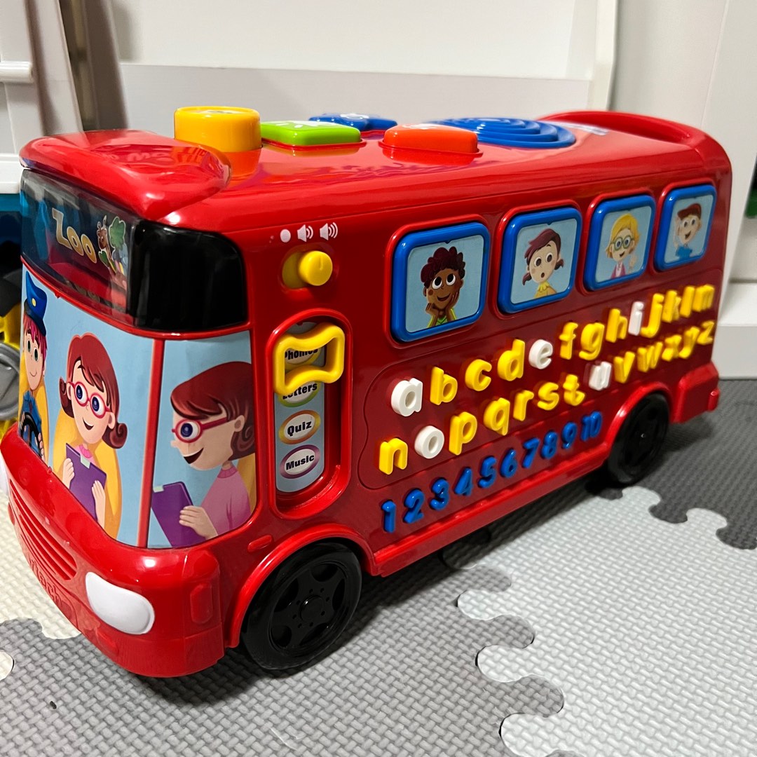 Vtech Big Red Bus, Hobbies & Toys, Toys & Games on Carousell