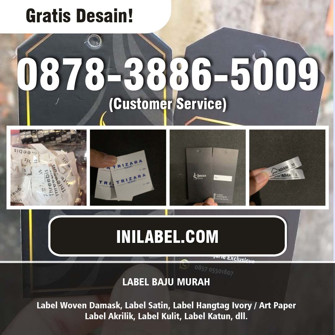 WA 087838865009 Contoh Label Produk Baju, Desain & Kerajinan ...