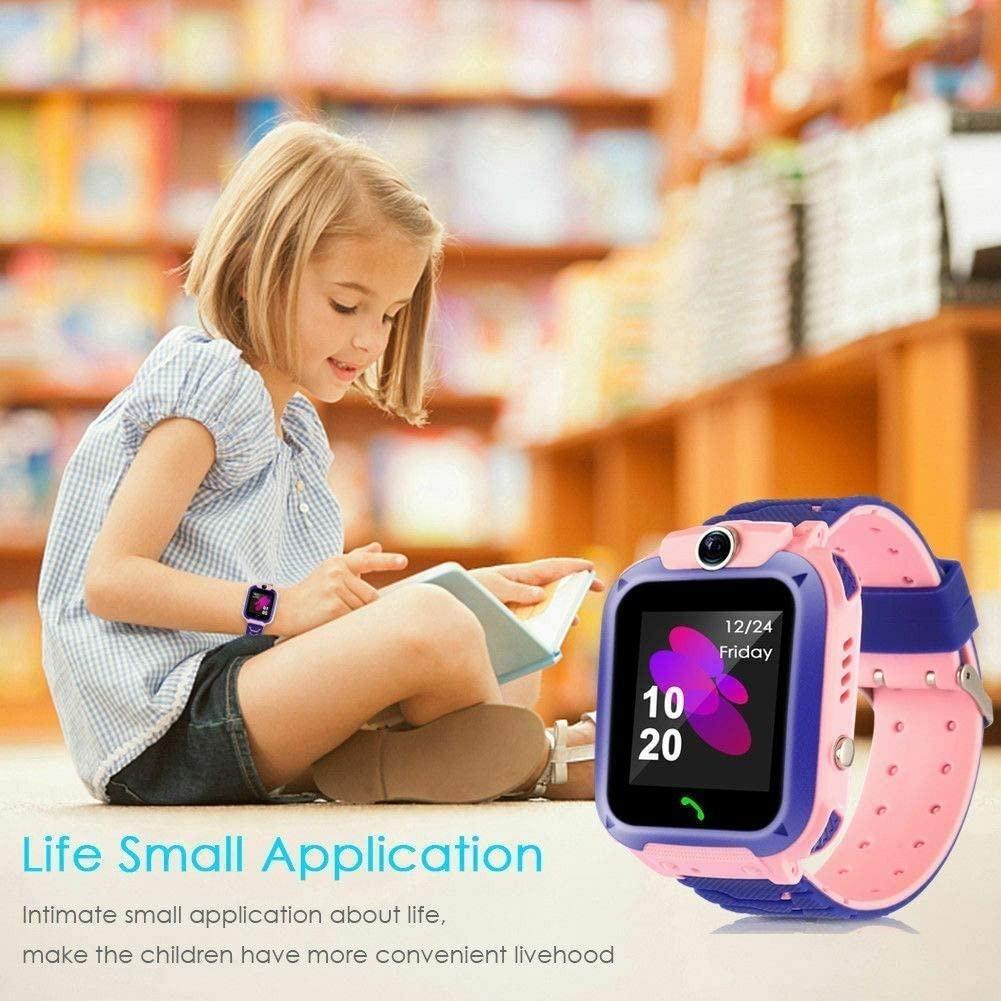 Pink colour mobile watch sales