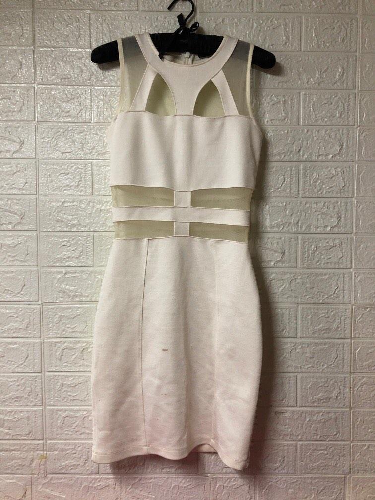 White Sexy Dress See Through Formal Cheap Clothes Women s Fashion Dresses Sets Dresses on Carousell