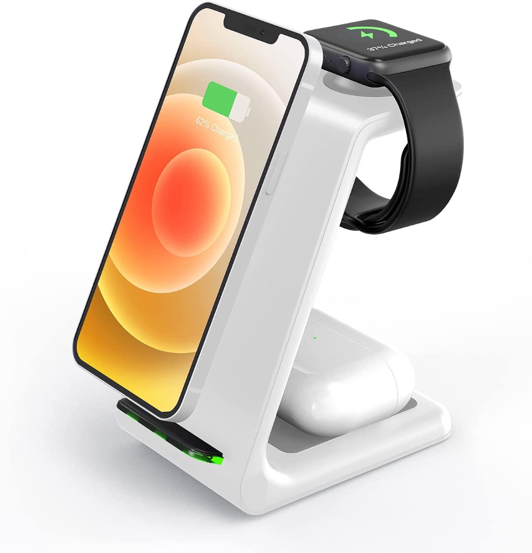 Geekera 3 in outlet 1 wireless charger