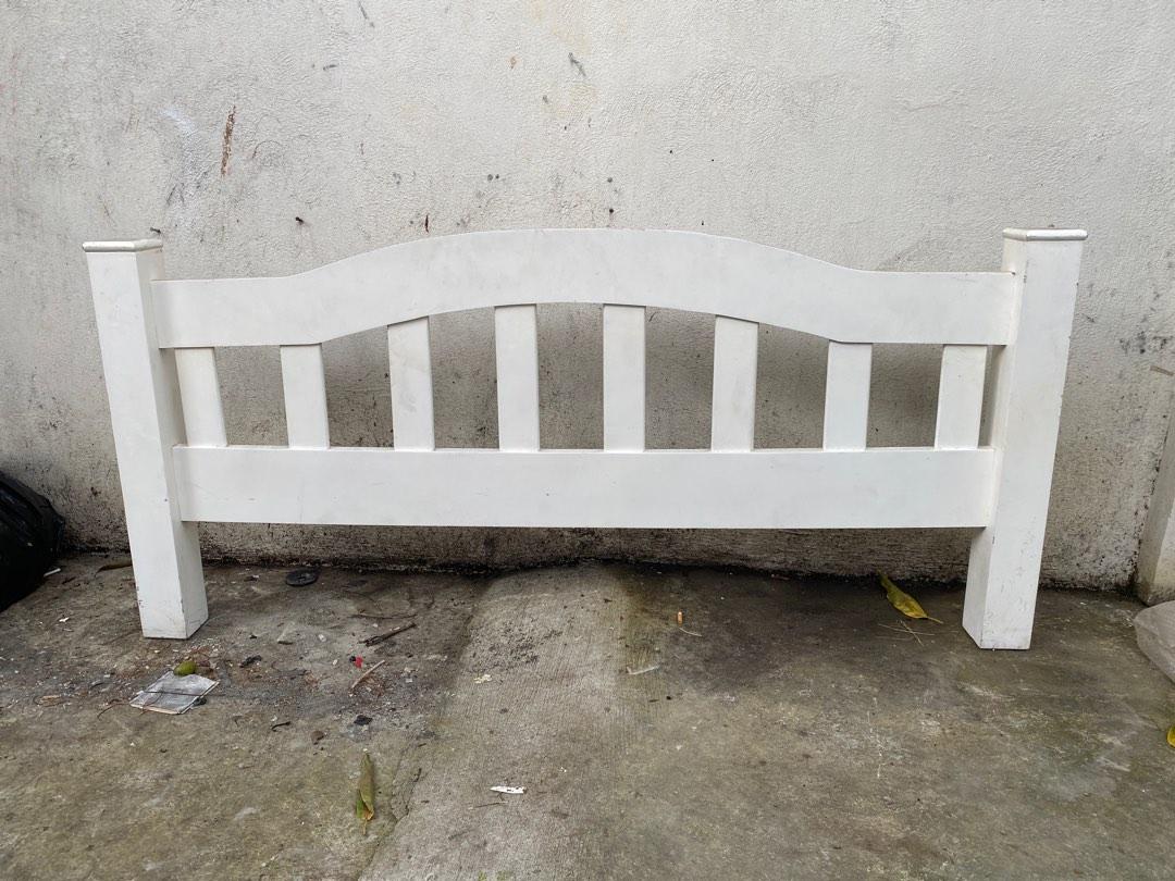 Wood Headboard Short Queen Size, Furniture & Home Living, Furniture, Bed Frames & Mattresses