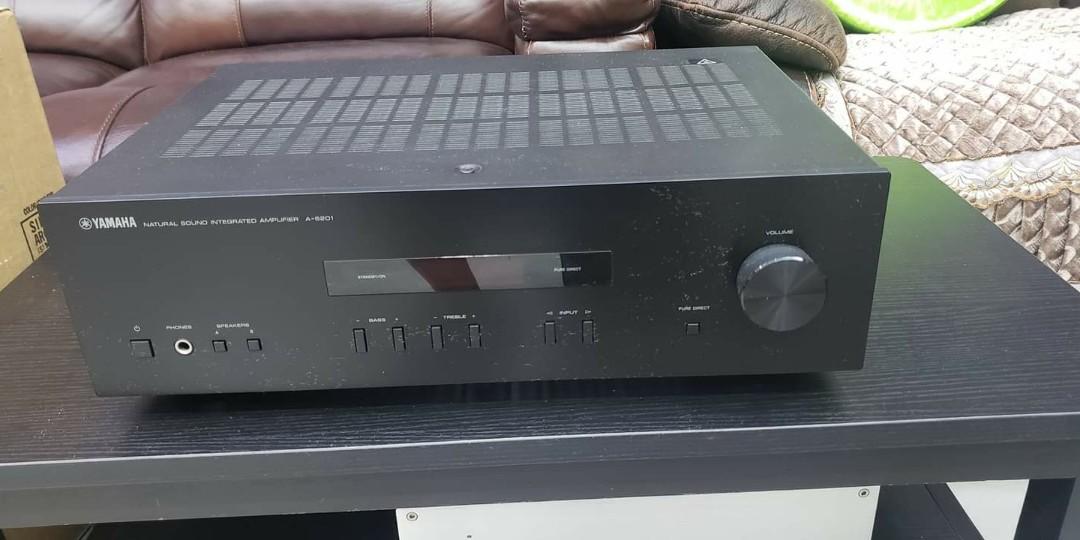 Yamaha AS 201合併機，65w每邊，有A，B組喇叭輸出，可接LP唱盤，有遙控，好力可推動大型座地喇叭，全新行貨。 1500, 音響器材, 其他音響配件及設備 Carousell