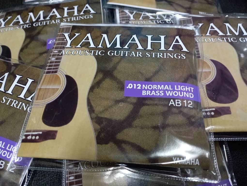 YAMAHA Tali gitar KAPOK ACOUSTIC GUITAR STRINGS satu Set NEW ready
