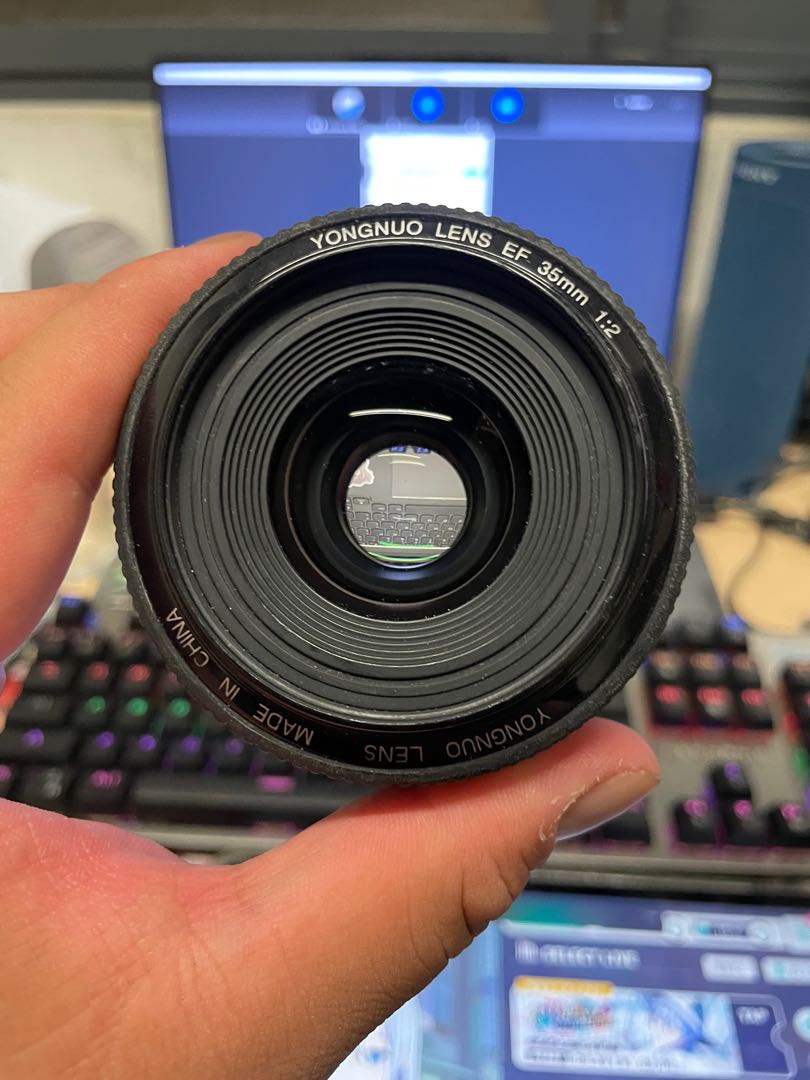 Yongnuo 35mm F2 AF lens for canon EF, Photography, Lens & Kits on Carousell