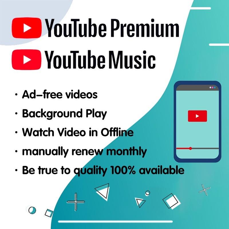 YouTube Premium + YouTube Music Premium No Ads (i0S / ANDROID / PC/ TV ...