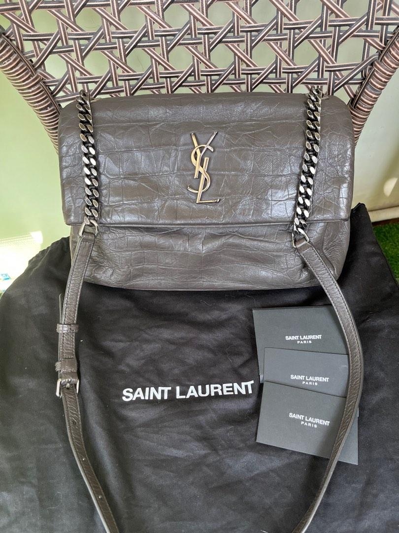 Saint Laurent Grain de Poudre West Hollywood Medium Flap Bag (SHF-2278 –  LuxeDH