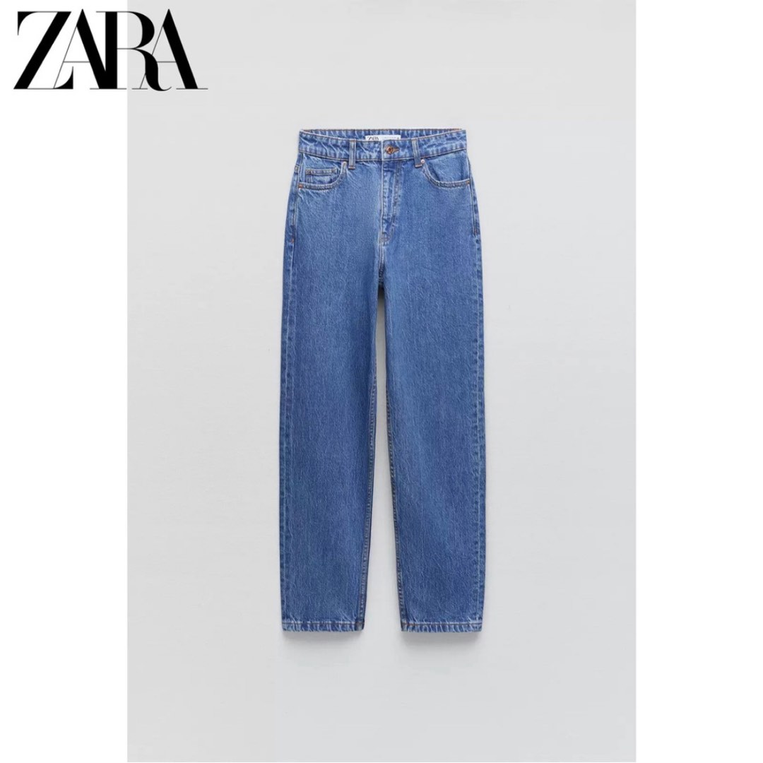 ZARA Z1975 Mom Fit Jeans, Women's Fashion, Bottoms, Jeans on Carousell