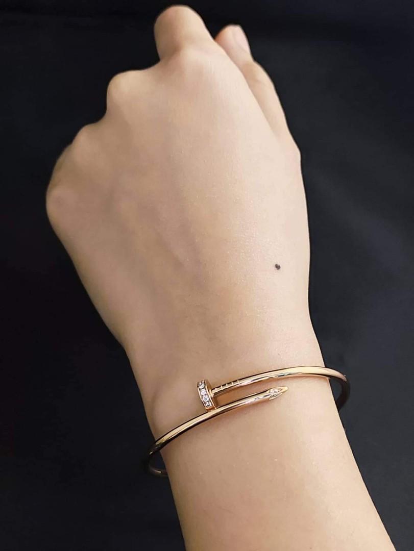 18K Cartier Juste Un Clou Bangle Women s Fashion Jewelry Organizers Bracelets on Carousell