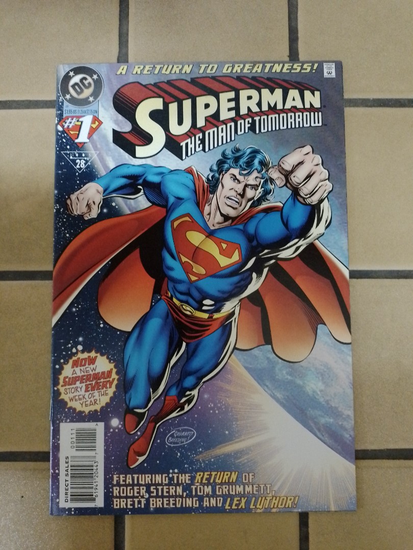 1st App Contessa Villain Ceo Of Lexcorp Superman The Man Of Tomorrow 1 Tom Grummett 1784
