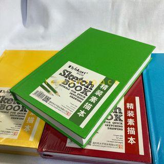 220 pages Colorful Hardbound Sketch Book 110gsm notebook journal