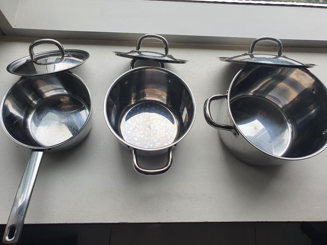 IKEA 365+ Cookware, set of 6, stainless steel - IKEA