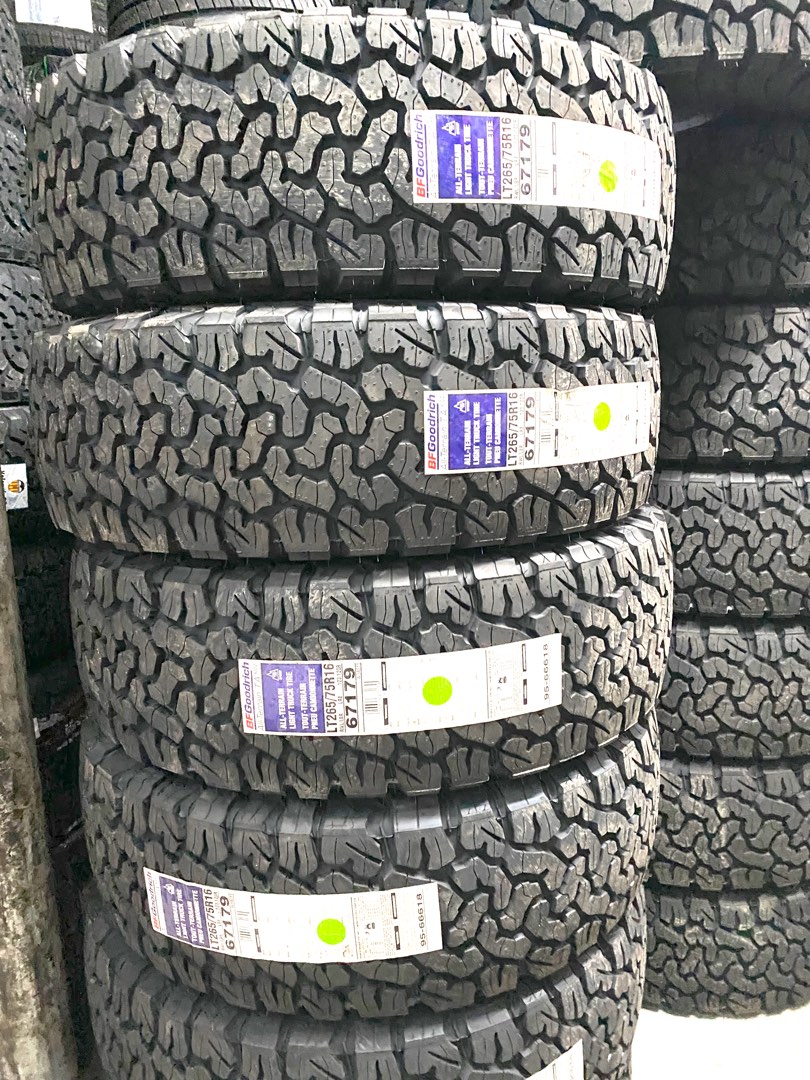 265-75-r16 BF Goodrich K02 Thailand 10ply Brandnew all terrain tire ...
