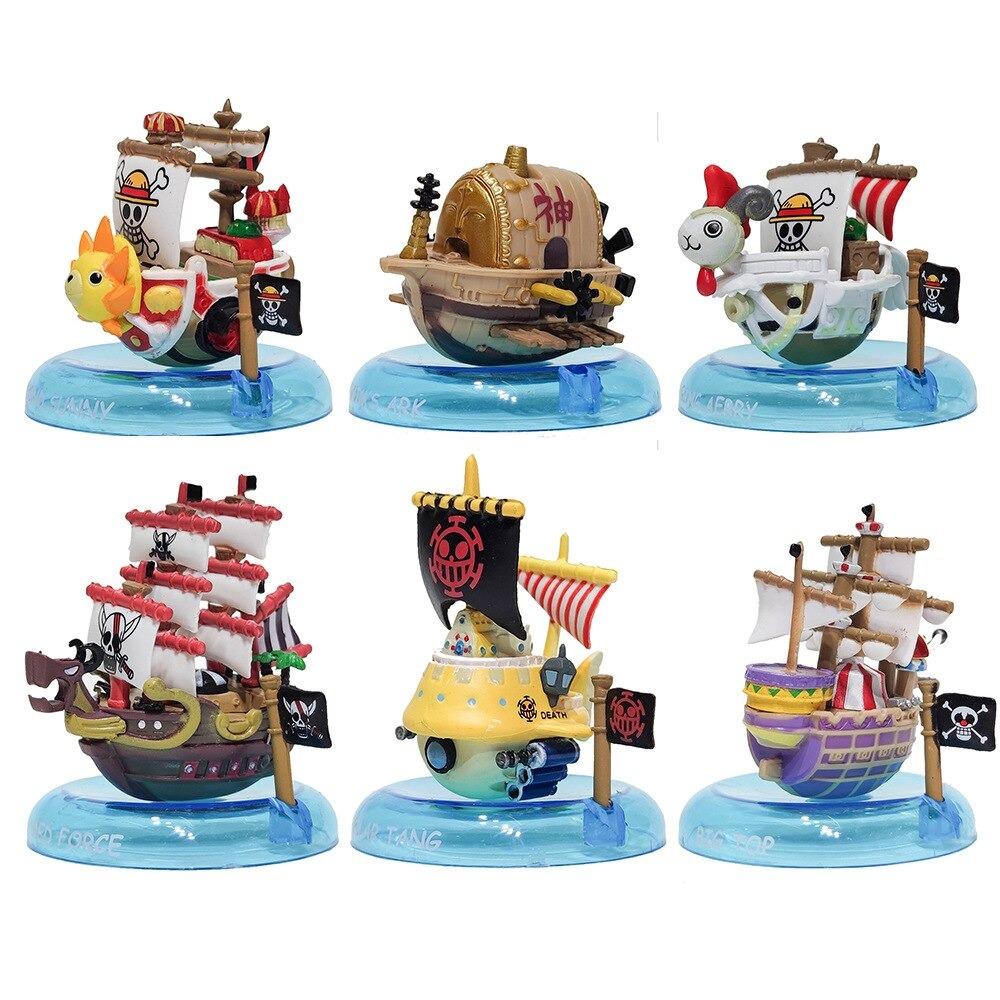 Anime One Piece Figure Thousand Sunny Ship Going Merry Pirate Boat Model  Doll