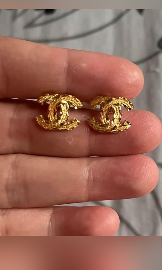 916 Chanel design gold Earrings Women s Fashion Jewelry