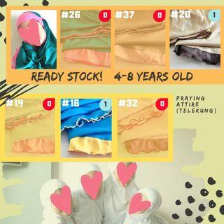 ❤️ 4-8YO KIDS TELEKUNG / MUSLIM PRAYING ATTIRE