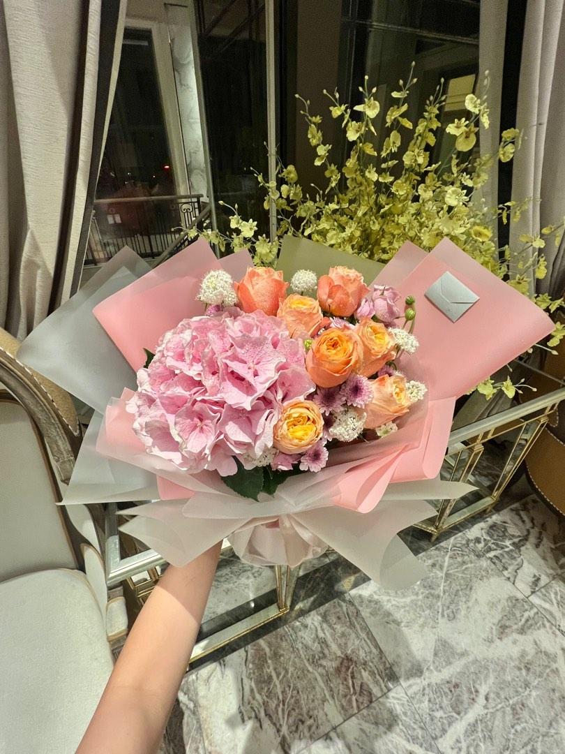鮮花花束玫瑰花束繡球花束記念日生日 興趣及遊戲 手作 自家設計 文具及工藝 花on Carousell 鮮花花束玫瑰花束繡球花束記念日生日 興趣及遊戲 手作 自家設計 文具及工藝 花on Carousell