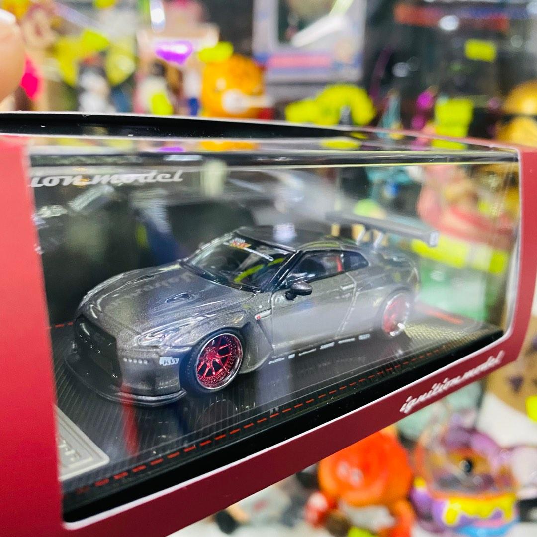 Ignition Model 1:64 Die-cast Model Car Pandem R35 GT-R Gun Metallic IG ...