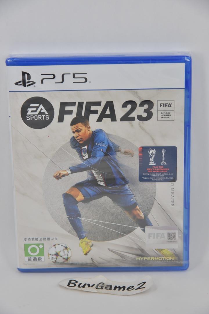 全新) PS5 FIFA 23 (行版, 中文/ 英文) - 國際足盟大賽2023 足球, 世界
