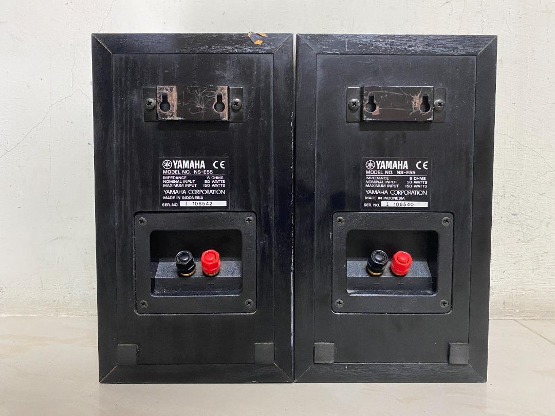 日本山葉 YAMAHA NS E55 環繞 吊掛喇叭 書架喇叭 二音路, 耳機及錄音音訊設備, Soundbar、揚聲器、藍牙喇叭、耳擴在旋轉拍賣