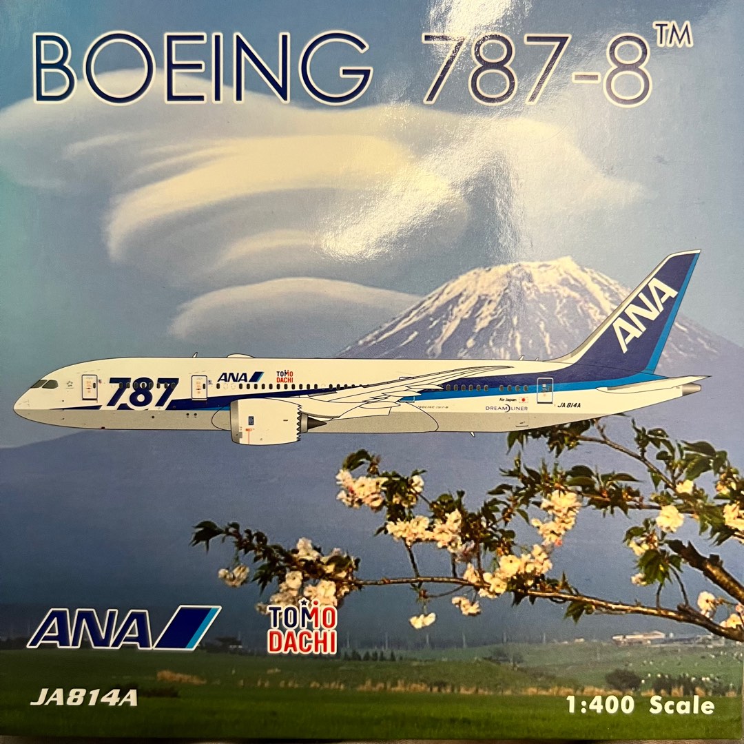 PHoenix 1:400 ANA All Nippon Airways Boeing 787-8 JA814A