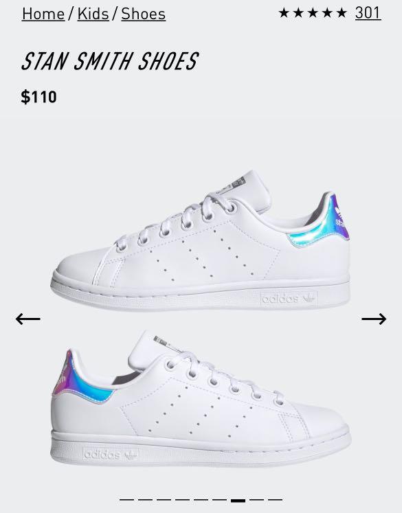 stan smith shoes holographic