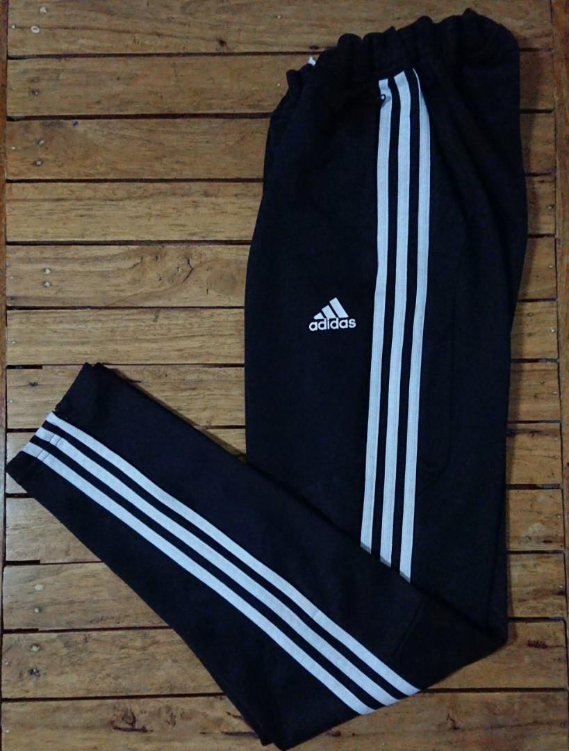 Buy the Mens Black Dri-Fit Elastic Waist Drawstring Ankle Zip Track Pants  Size L | GoodwillFinds