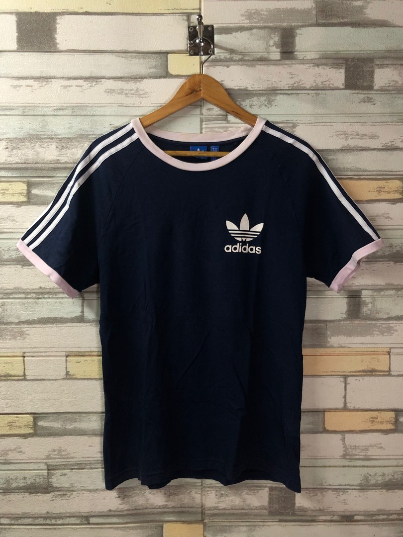 Adidas Trefoil Stripes, Men's Fashion, Tops & Sets, Tshirts & Polo