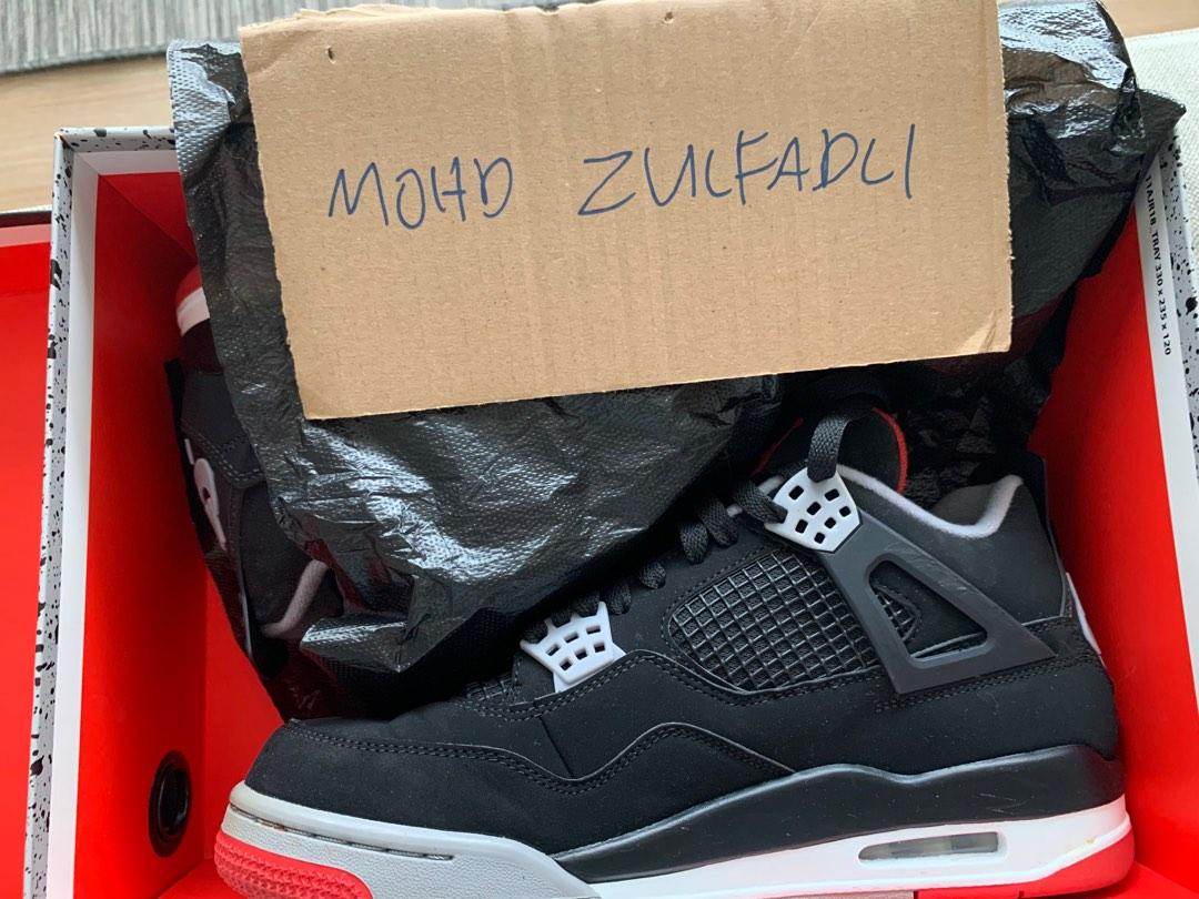 Air Jordan 4 Bred 2019 us9.5, Men's Fashion, Footwear, Sneakers on Carousell Air Jordan 4 Bred 2019 Us9.5, Men'S Fashion, Footwear, Sneakers On Carousell