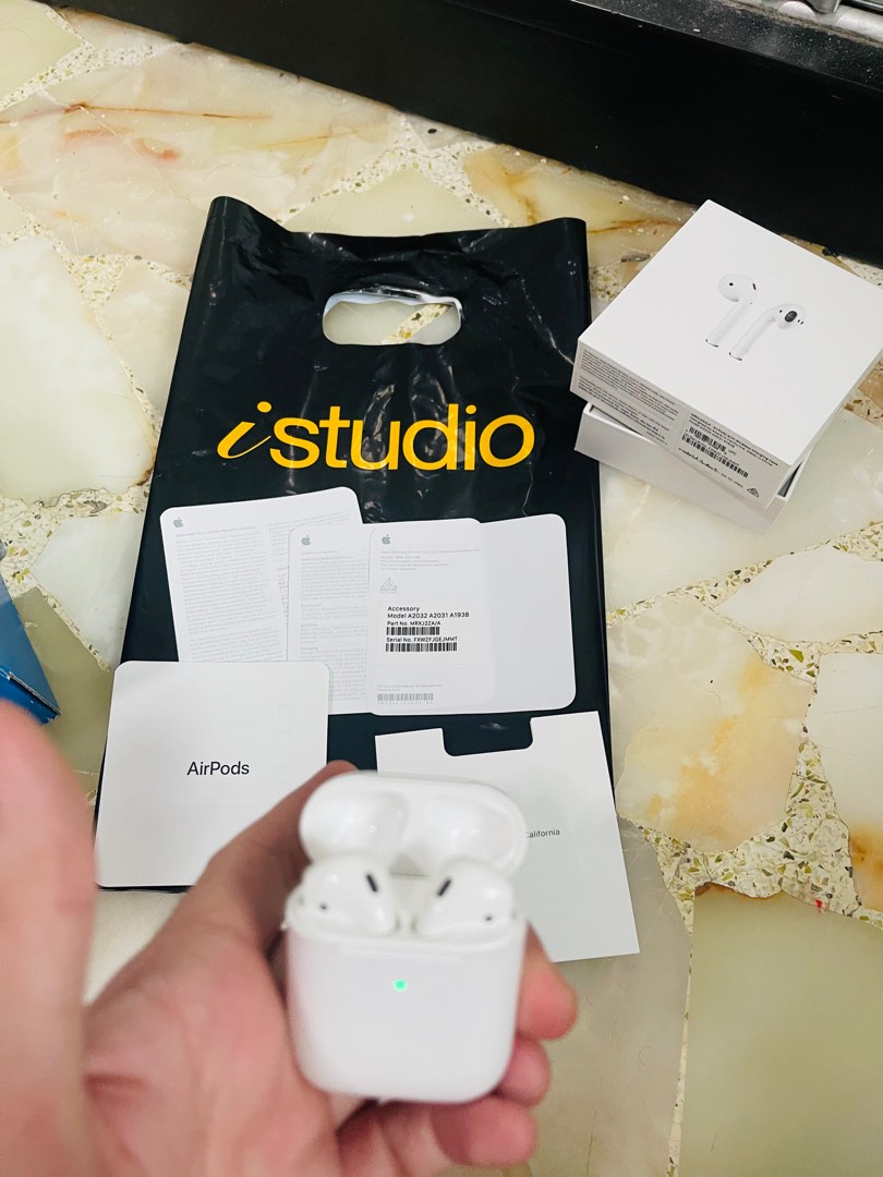 Airpods 2 wireless charging case, Audio, Earphones on Carousell