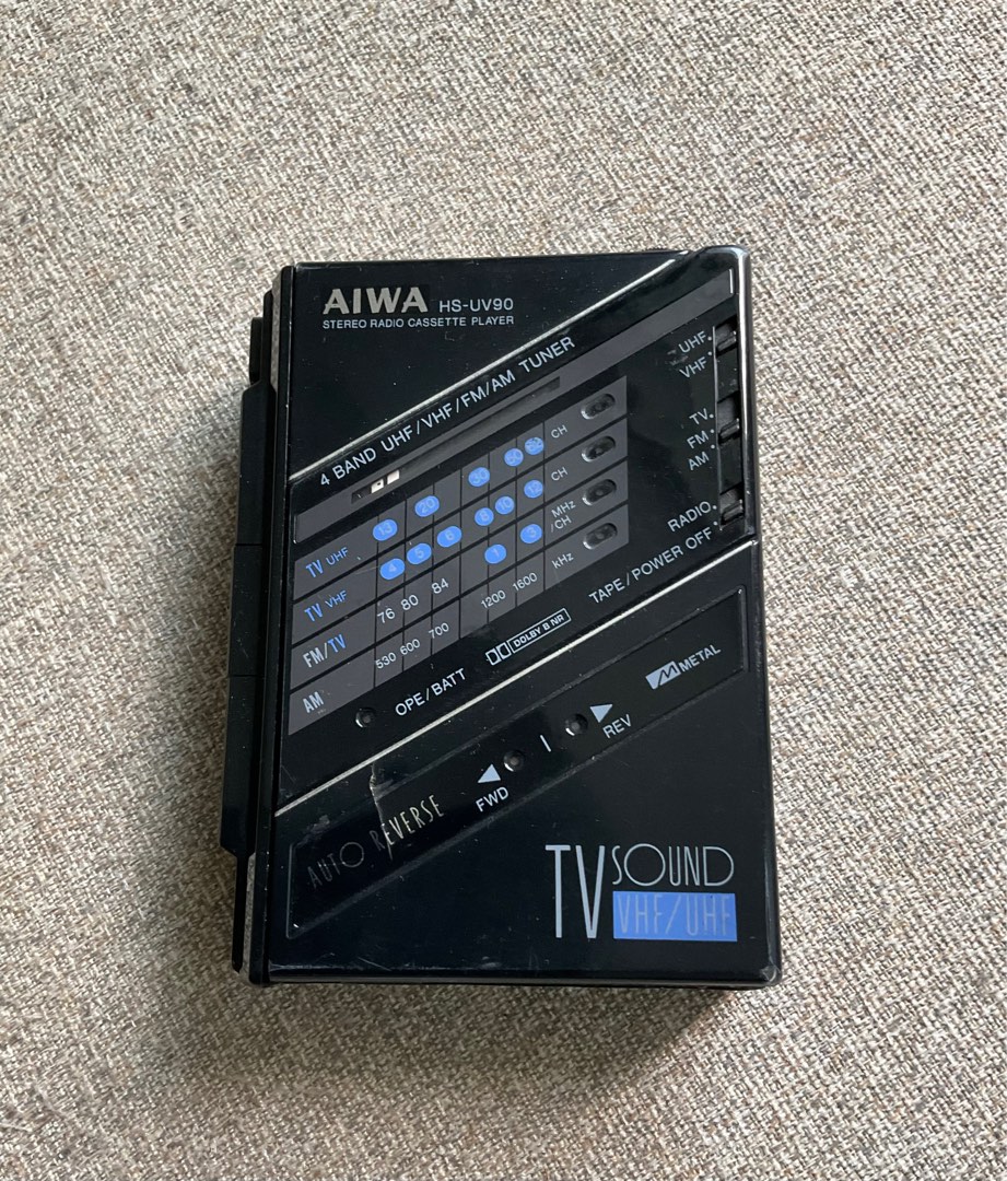 新品未読品 AIWA☆HS-UV9 TV/FM/AM CASSETTEPLAYER www.vitalis.rs