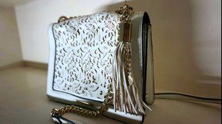 Aldo White Crossbody Bag